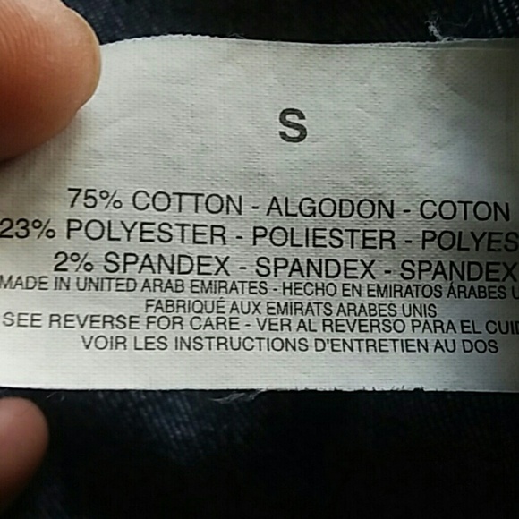 [Gloria Vanderbilt] Jean Jacket With Sweater Collar Button Front - Picture 4 of 5